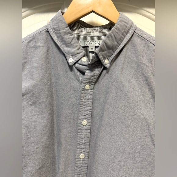 TOPTEN button down shirt (South Korean Brand) M - Picture 2 of 5